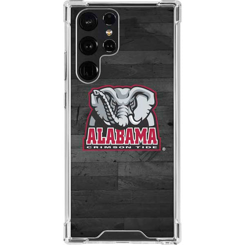 University of Alabama Basketball Wood Galaxy S24 Ultra Clear Case