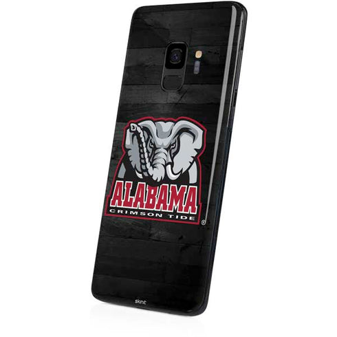 University of Alabama Basketball Wood Galaxy S9 Skin