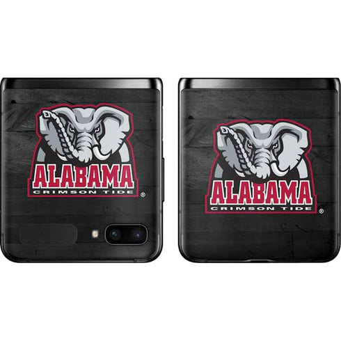 University of Alabama Basketball Wood Galaxy Z Flip Skin