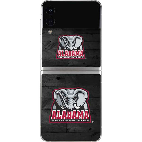 University of Alabama Basketball Wood Galaxy Z Flip3 5G Skin