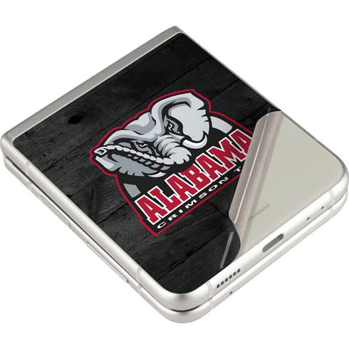 University of Alabama Basketball Wood Galaxy Z Flip3 5G Skin