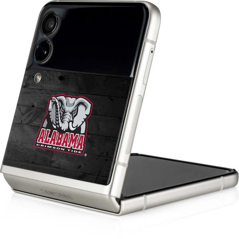 University of Alabama Basketball Wood Galaxy Z Flip3 5G Skin