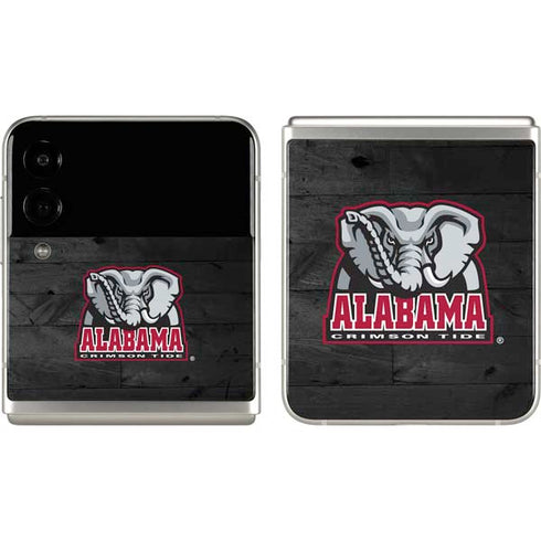 University of Alabama Basketball Wood Galaxy Z Flip3 5G Skin