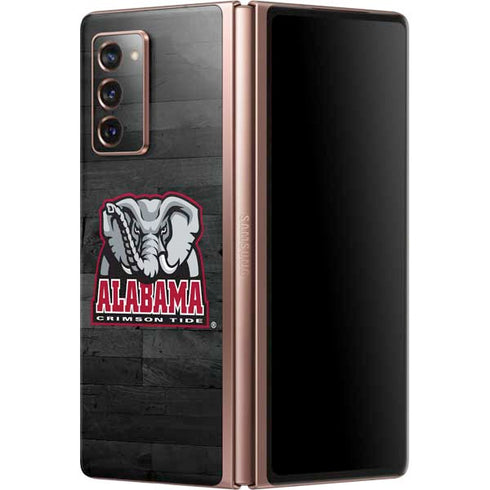 University of Alabama Basketball Wood Galaxy Z Fold2 5G Skin