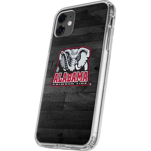 University of Alabama Basketball Wood iPhone 11 Clear Case