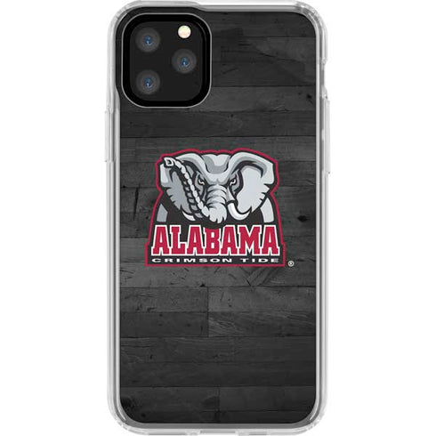 University of Alabama Basketball Wood iPhone 11 Pro Clear Case