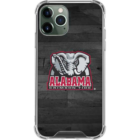 University of Alabama Basketball Wood iPhone 11 Pro Max Clear Case