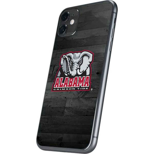 University of Alabama Basketball Wood iPhone 11 Skin