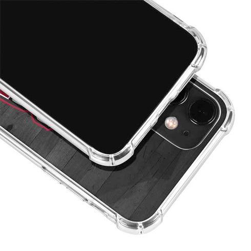 University of Alabama Basketball Wood iPhone 12 Clear Case