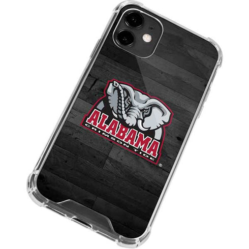 University of Alabama Basketball Wood iPhone 12 Clear Case
