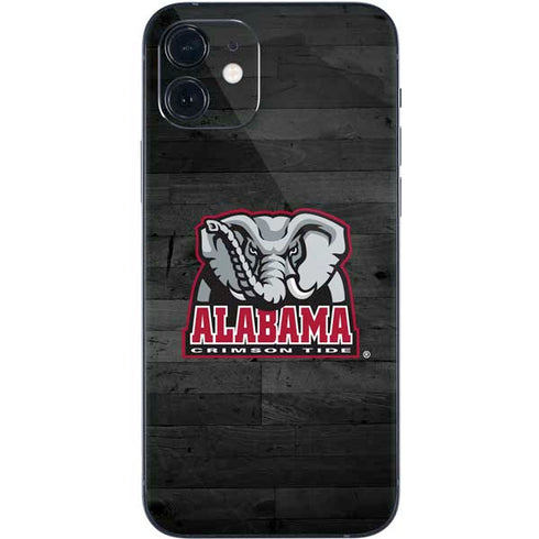 University of Alabama Basketball Wood iPhone 12 Mini Skin