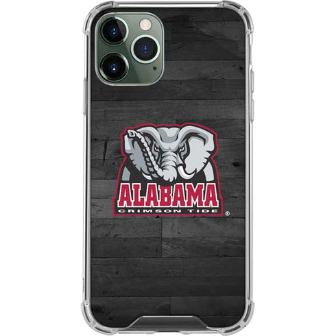 University of Alabama Basketball Wood iPhone 12 Pro Max Clear Case