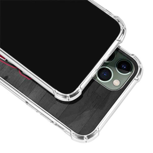 University of Alabama Basketball Wood iPhone 12 Pro Max Clear Case