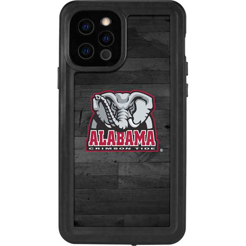 University of Alabama Basketball Wood iPhone 12 Pro Waterproof Case