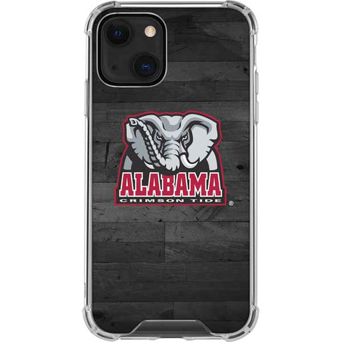 University of Alabama Basketball Wood iPhone 13 Clear Case