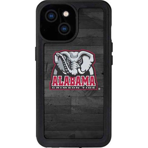 University of Alabama Basketball Wood iPhone 13 Mini Waterproof Case