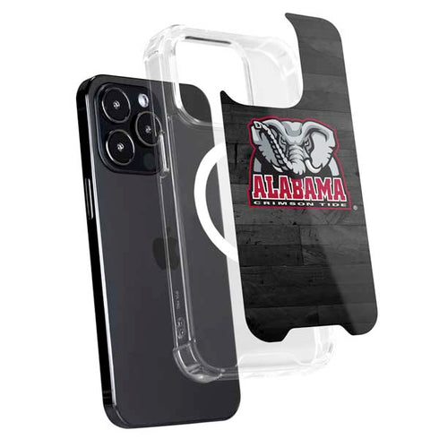 University of Alabama Basketball Wood iPhone 13 Pro MagSafe Case