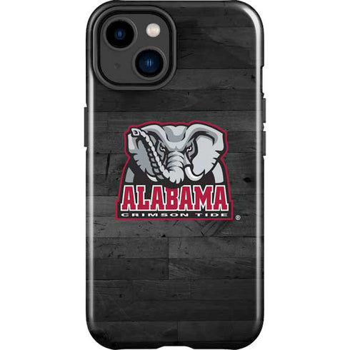 University of Alabama Basketball Wood iPhone 14 Plus Impact Case