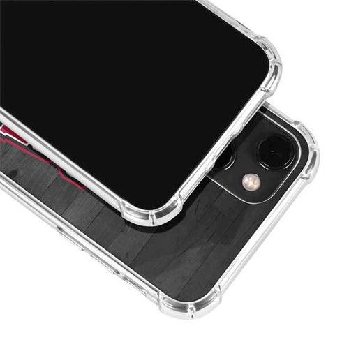 University of Alabama Basketball Wood iPhone 14 Plus Clear Case