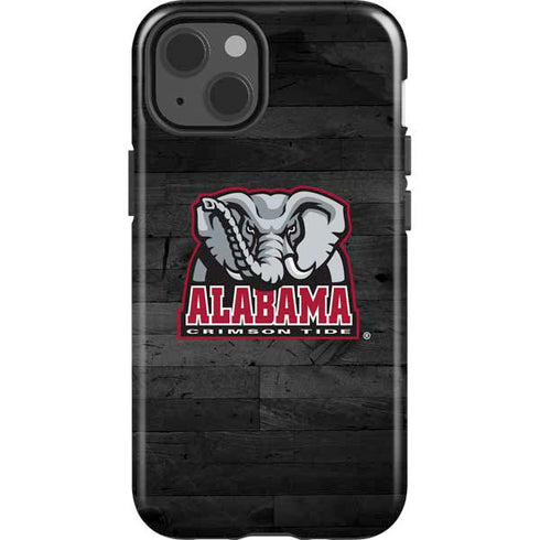 University of Alabama Basketball Wood iPhone 15 Impact Case