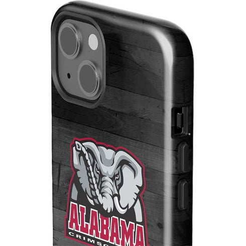 University of Alabama Basketball Wood iPhone 15 Impact Case