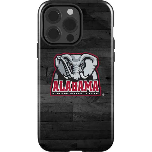 University of Alabama Basketball Wood iPhone 15 Pro Impact Case
