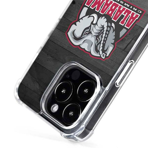 University of Alabama Basketball Wood iPhone 15 Pro MagSafe Case