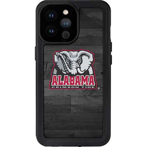 University of Alabama Basketball Wood iPhone 14 Pro Max Waterproof Case