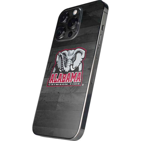 University of Alabama Basketball Wood iPhone 15 Pro Skin