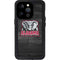 University of Alabama Basketball Wood iPhone 14 Pro Waterproof Case