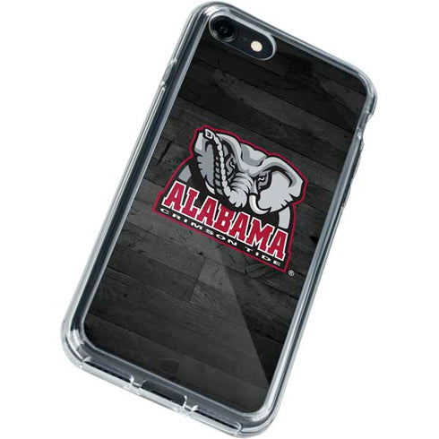 University of Alabama Basketball Wood iPhone SE (2nd & 3rd Gen) Clear Case