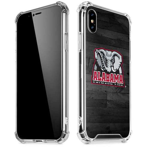 University of Alabama Basketball Wood iPhone XS Max Clear Case