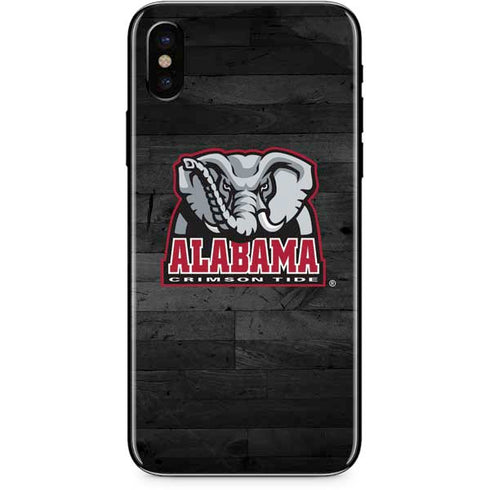 University of Alabama Basketball Wood iPhone XS Skin