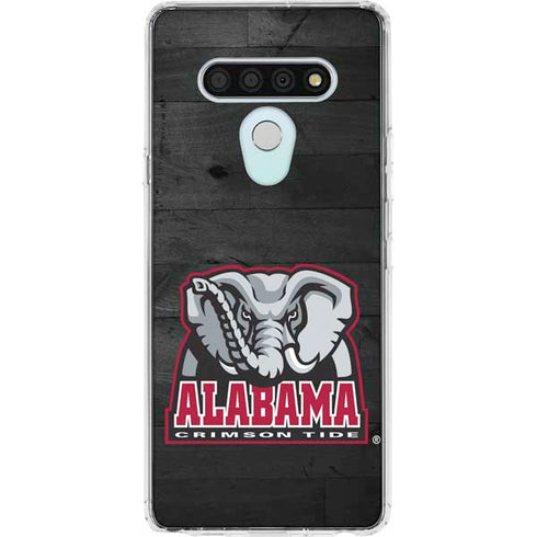 University of Alabama Basketball Wood LG Stylo 6 Clear Case