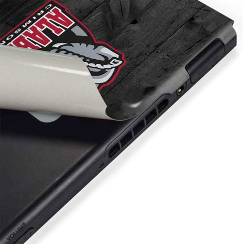 University of Alabama Basketball Wood Nintendo Switch Bundle Skin
