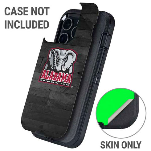 University of Alabama Basketball Wood Otterbox Defender iPhone Skin