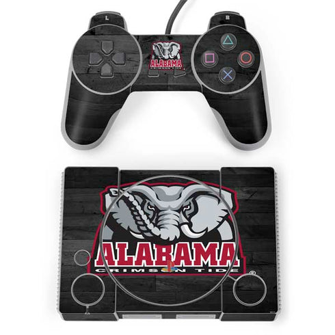 University of Alabama Basketball Wood PlayStation Classic Bundle Skin