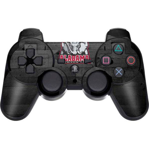 University of Alabama Basketball Wood PS3 Dual Shock wireless controller Skin