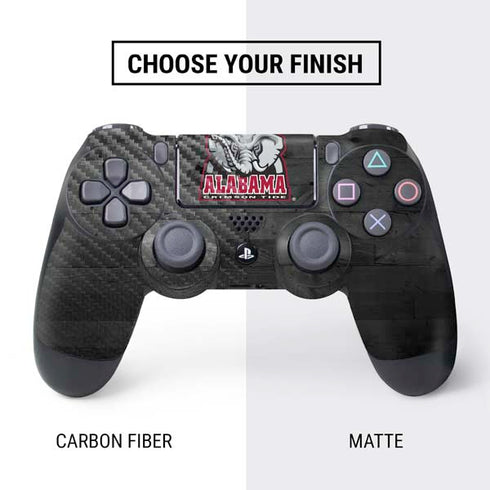 University of Alabama Basketball Wood PS4 Controller Skin