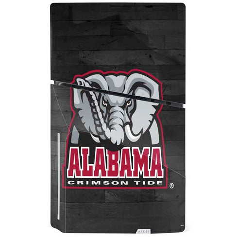 University of Alabama Basketball Wood PS5 Slim Disk Console Skin