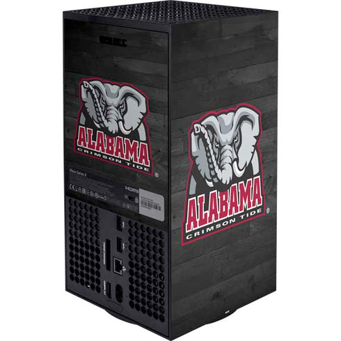 University of Alabama Basketball Wood Xbox Series X Bundle Skin