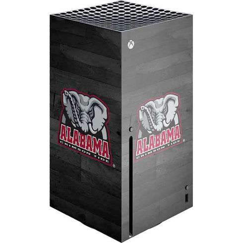 University of Alabama Basketball Wood Xbox Series X Console Skin