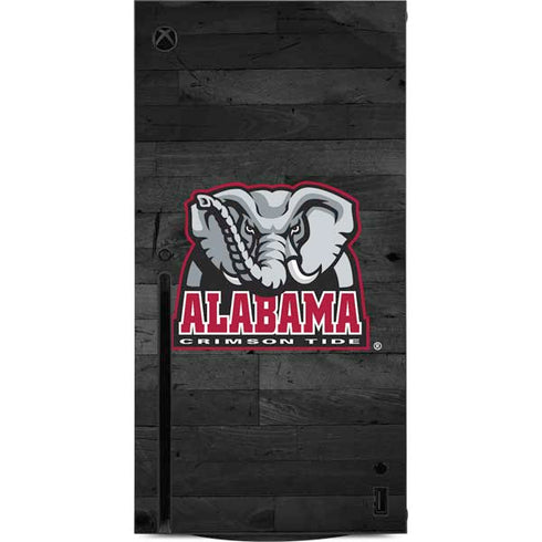 University of Alabama Basketball Wood Xbox Series X Console Skin