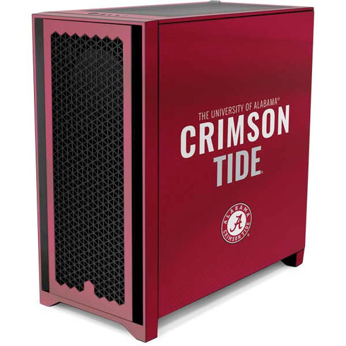 University of Alabama Crimson Pride Corsair 4000D Tempered Glass Mid-Tower ATX Case Skin