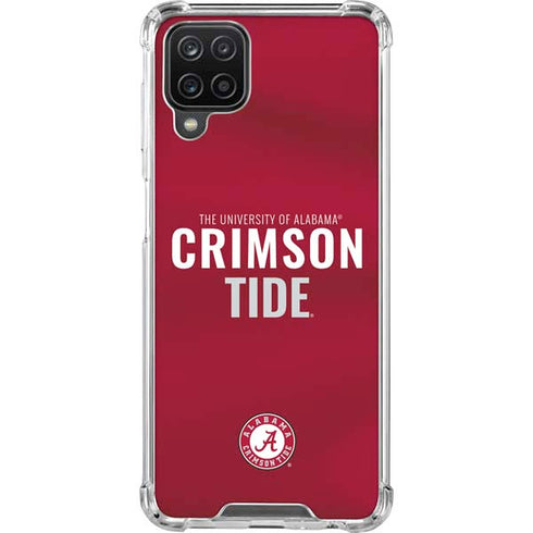 University of Alabama Crimson Pride Galaxy A12 Clear Case