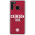 University of Alabama Crimson Pride Galaxy A21 Clear Case