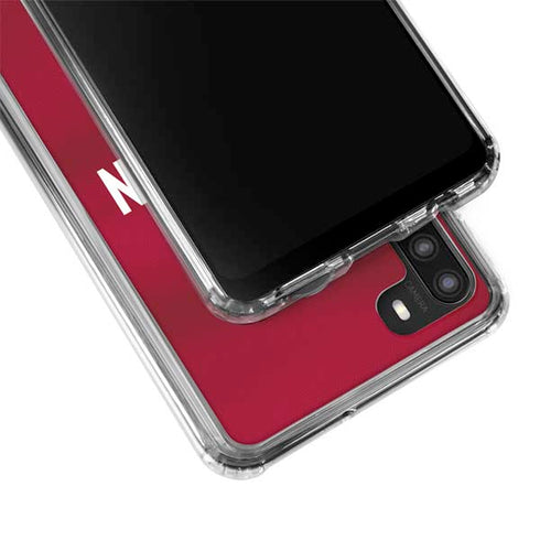 University of Alabama Crimson Pride Galaxy A21 Clear Case