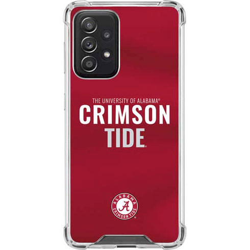 University of Alabama Crimson Pride Galaxy A52 5G Clear Case