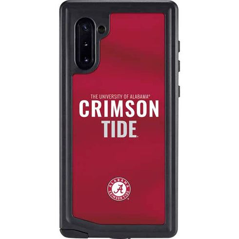 University of Alabama Crimson Pride Galaxy Note 10 Waterproof Case