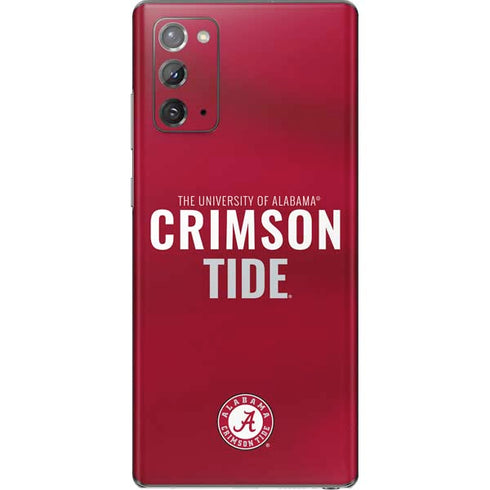 University of Alabama Crimson Pride Galaxy Note20 5G Skin